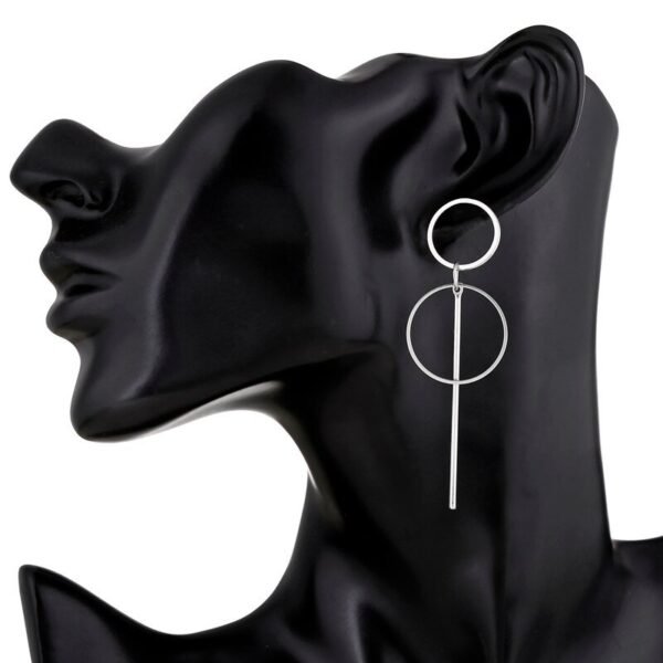 Boucles d’Oreilles B109 - Double Cercle