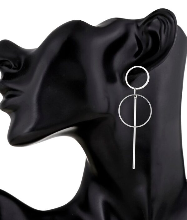 Boucles d’Oreilles B109 - Double Cercle