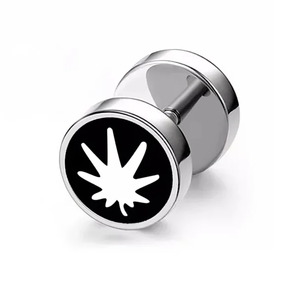 Boucle d'Oreille Style Plug 🖤