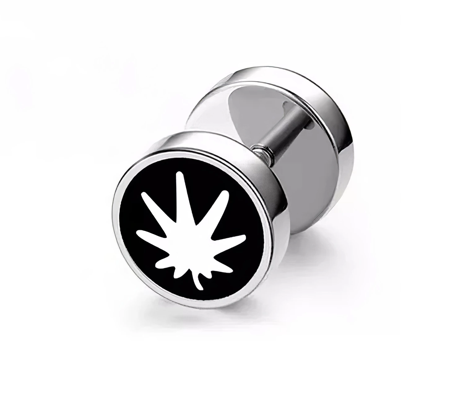 Boucle d'Oreille Style Plug 🖤