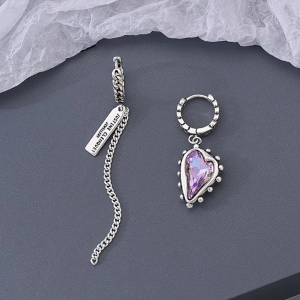 Boucles d'Oreilles Asymétriques 💜