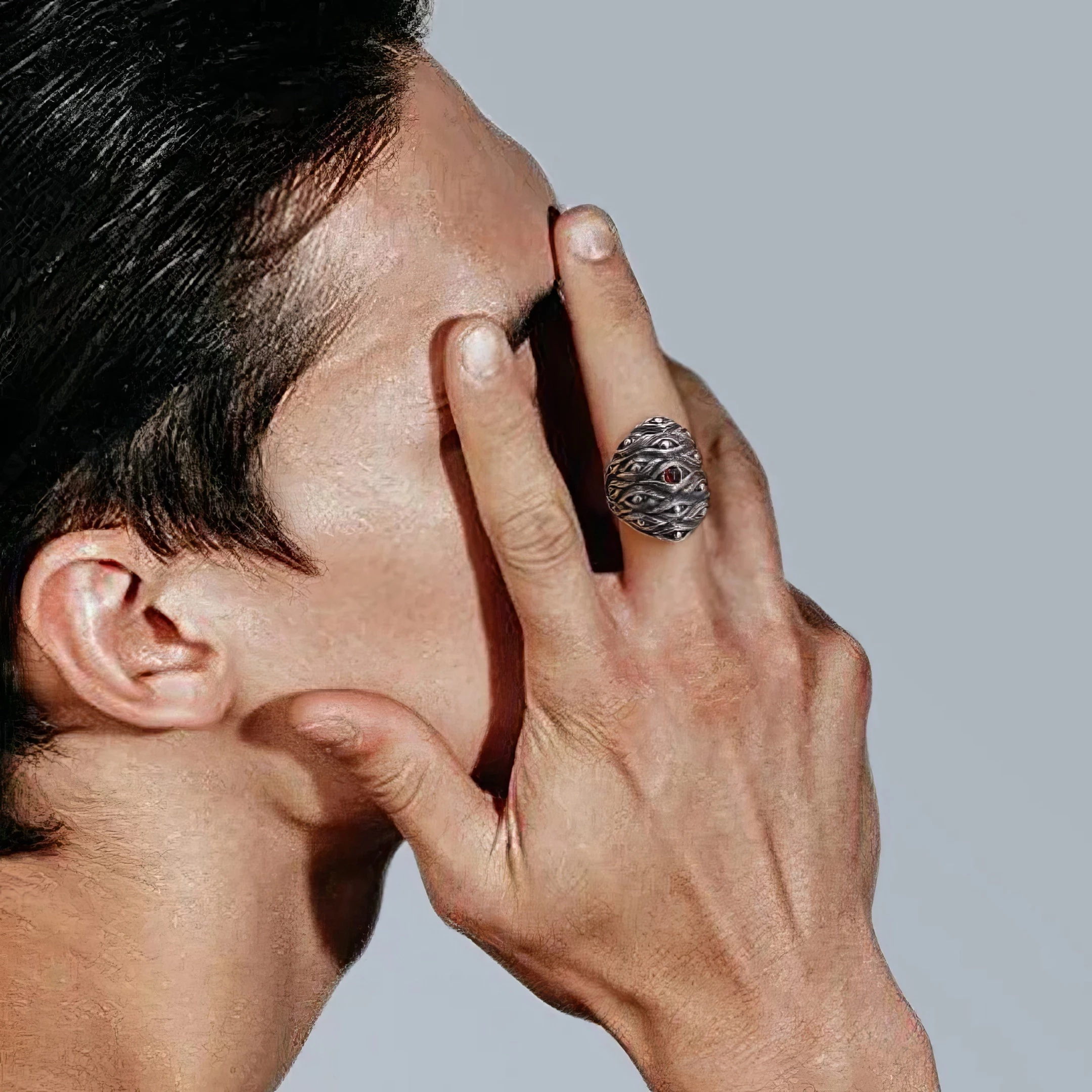 Bague Homme - Motif Œil Mystique – Image 2