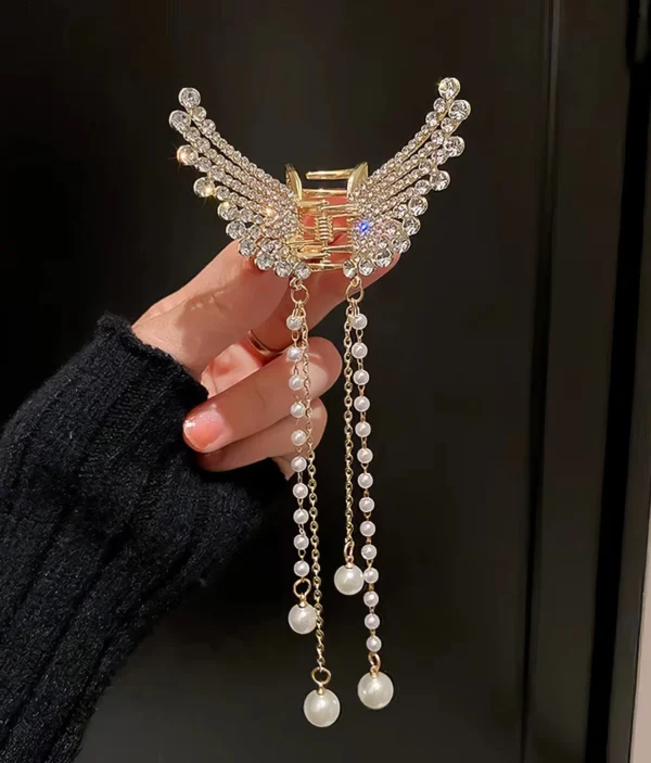 Pince à Cheveux Strass & Perles