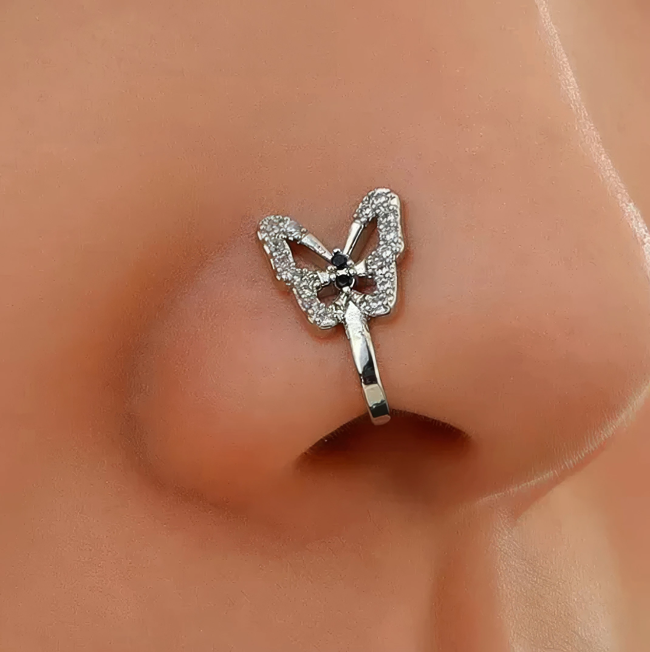 Bijou de Nez Papillon - Charme Brillant 🦋