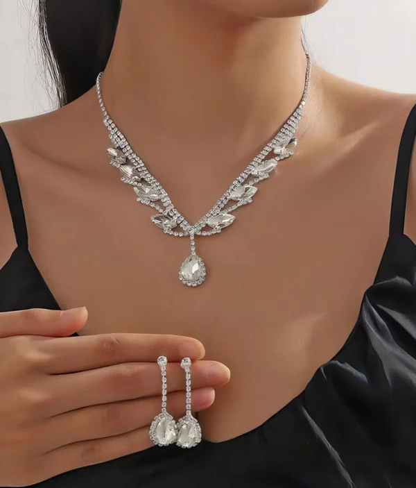 Ensemble Bijoux Femme - Élégance Cristalline