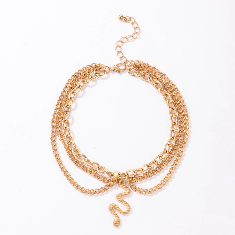 Bracelet de Cheville - Charme Serpent 🐍 – Image 3