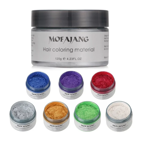 Cire Colorante pour Cheveux - Look Audacieux et Temporaire