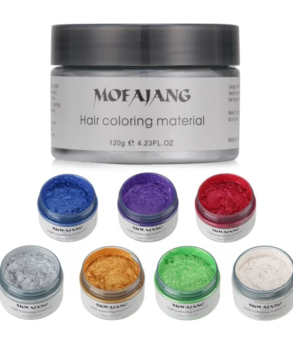 Cire Colorante pour Cheveux - Look Audacieux et Temporaire