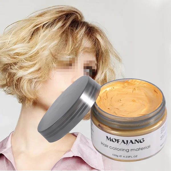 Cire Colorante pour Cheveux - Look Audacieux et Temporaire