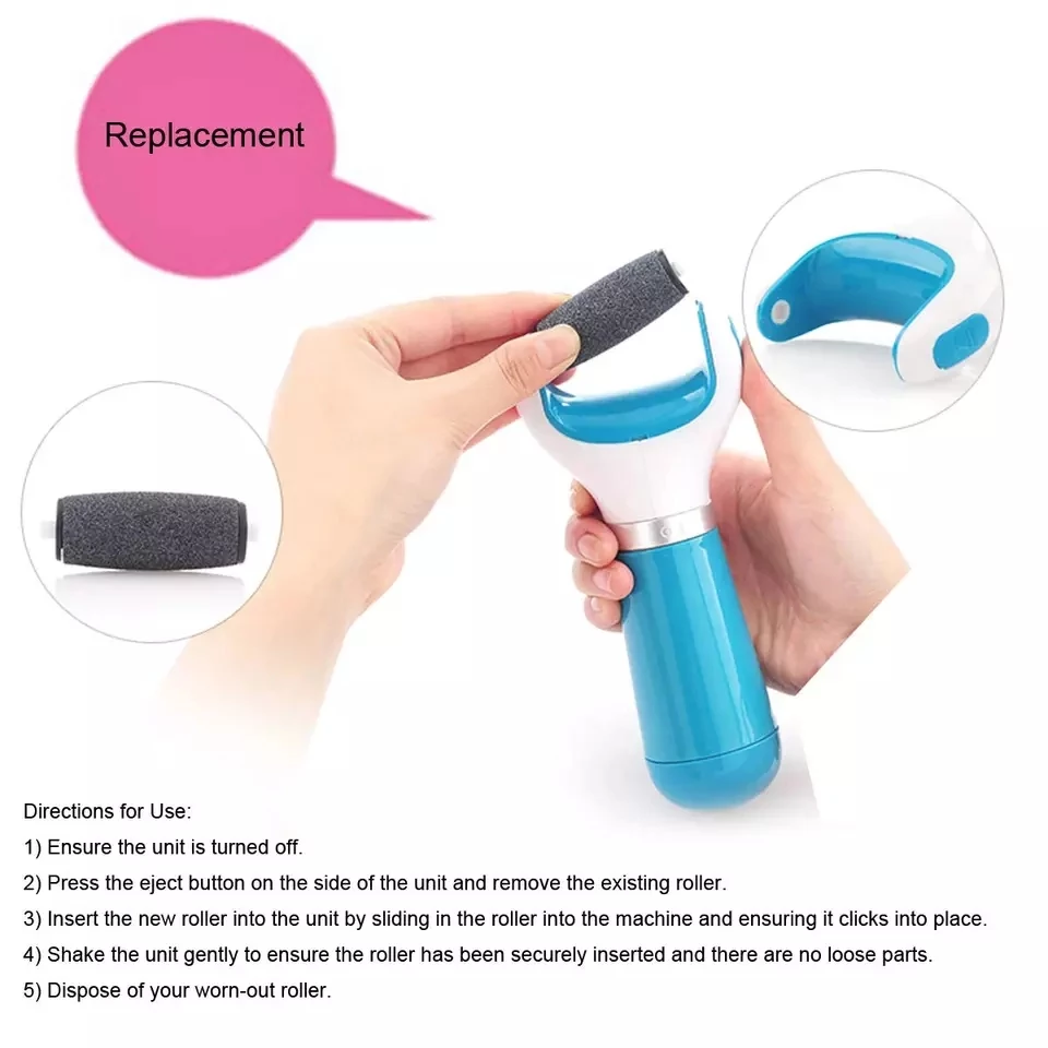 Lot de 3 Têtes de Rechange - Soins des Pieds – Image 4