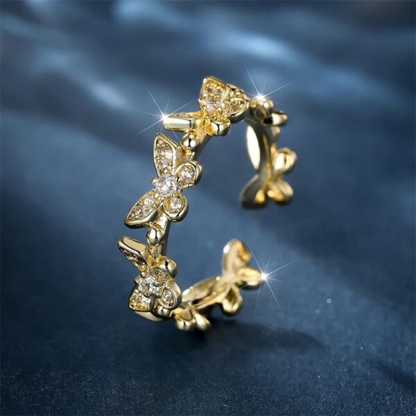 Bague Femme C26 - Papillon - Réglable