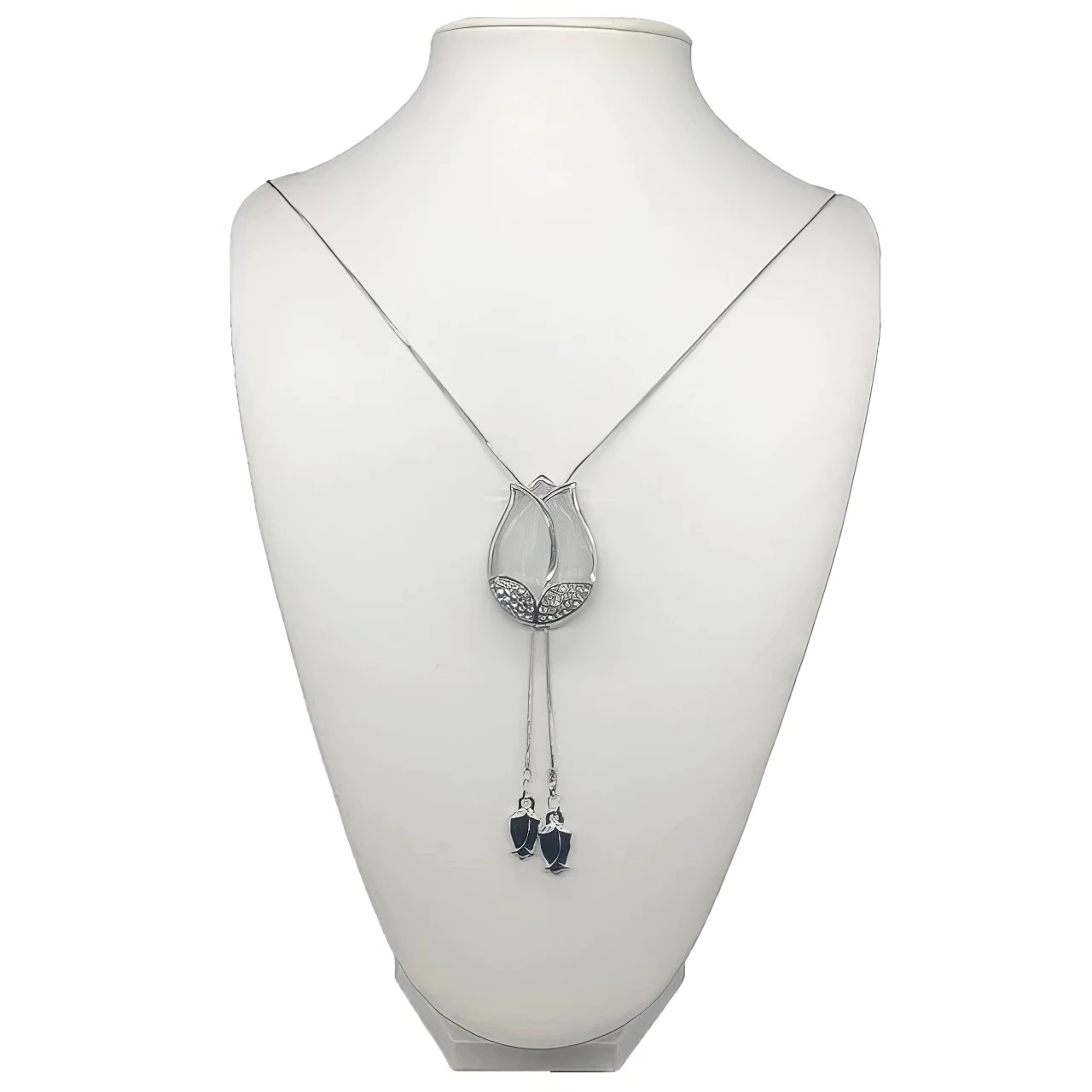 Collier Long Fleur Élégante - Style Fin & Raffiné 🌸 – Image 2