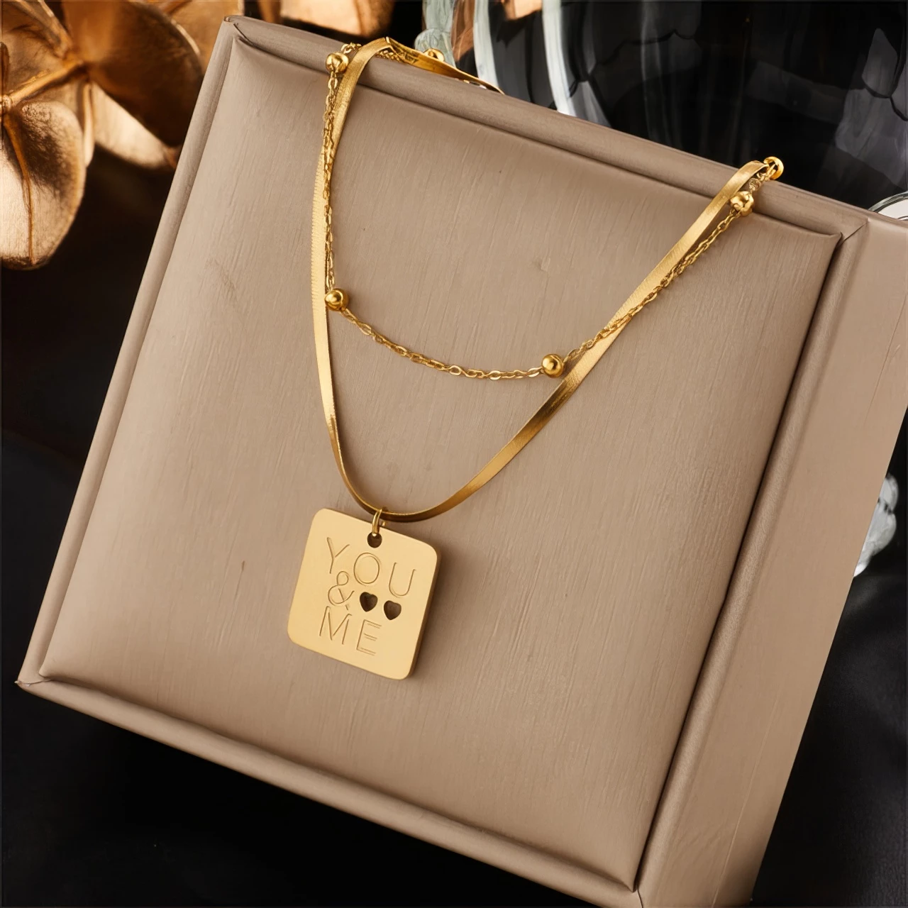 Collier Double Rang - Élégance & Charme 📿 – Image 2