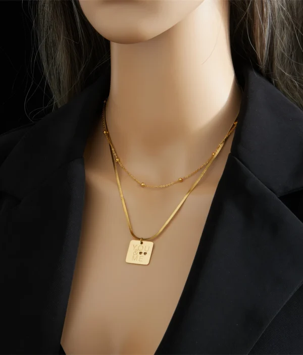 Collier Double Rang - Élégance & Charme 📿