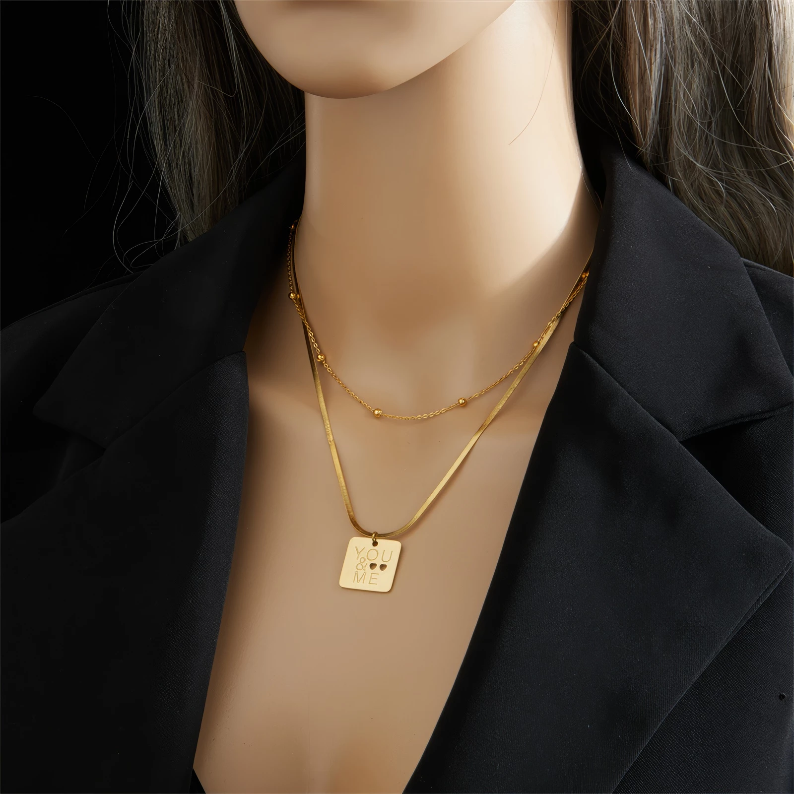 Collier Double Rang - Élégance & Charme 📿