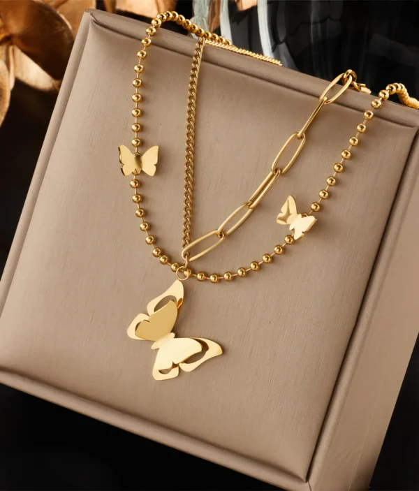 Collier Papillon - Élégance et Raffinement 📿