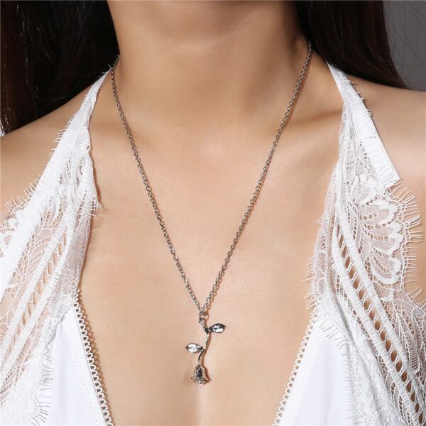 Collier Pendentif A117 - Fleur