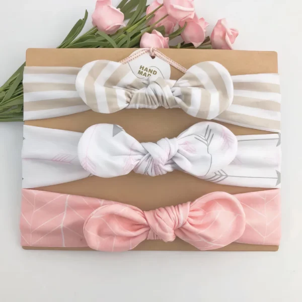 Bandeaux Bébé - Ensemble 3 Pièces Doux