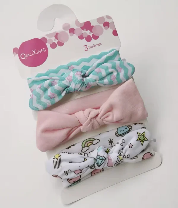 Bandeaux Bébé Ensemble - Pastel & Fantaisie
