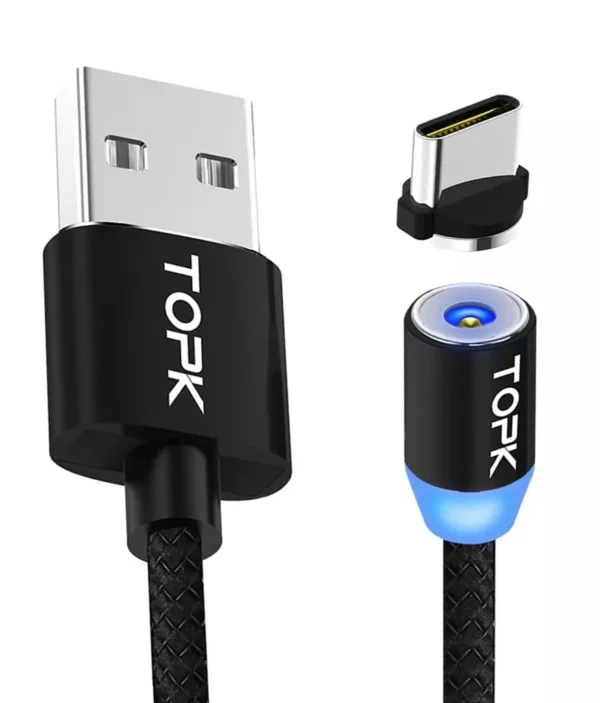 Câble Magnétique LED - Connecteur Rotatif 360°