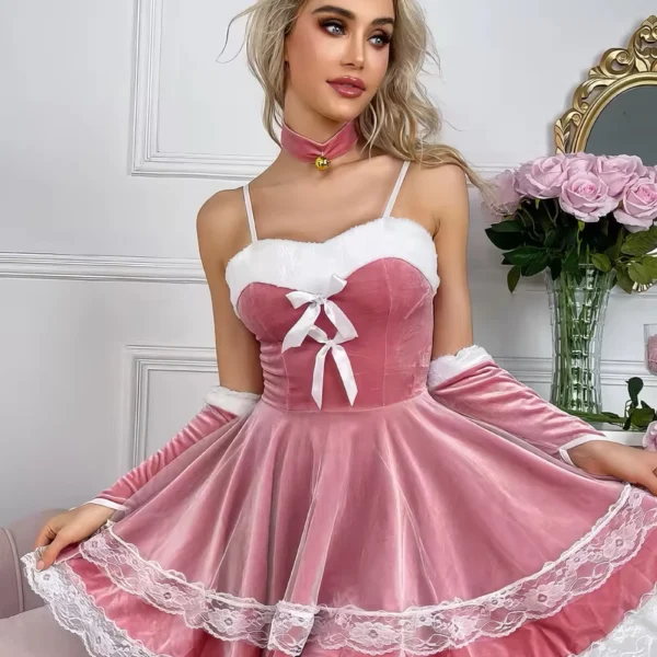 Robe Sexy Velours - Look Douce & Coquine 🎀