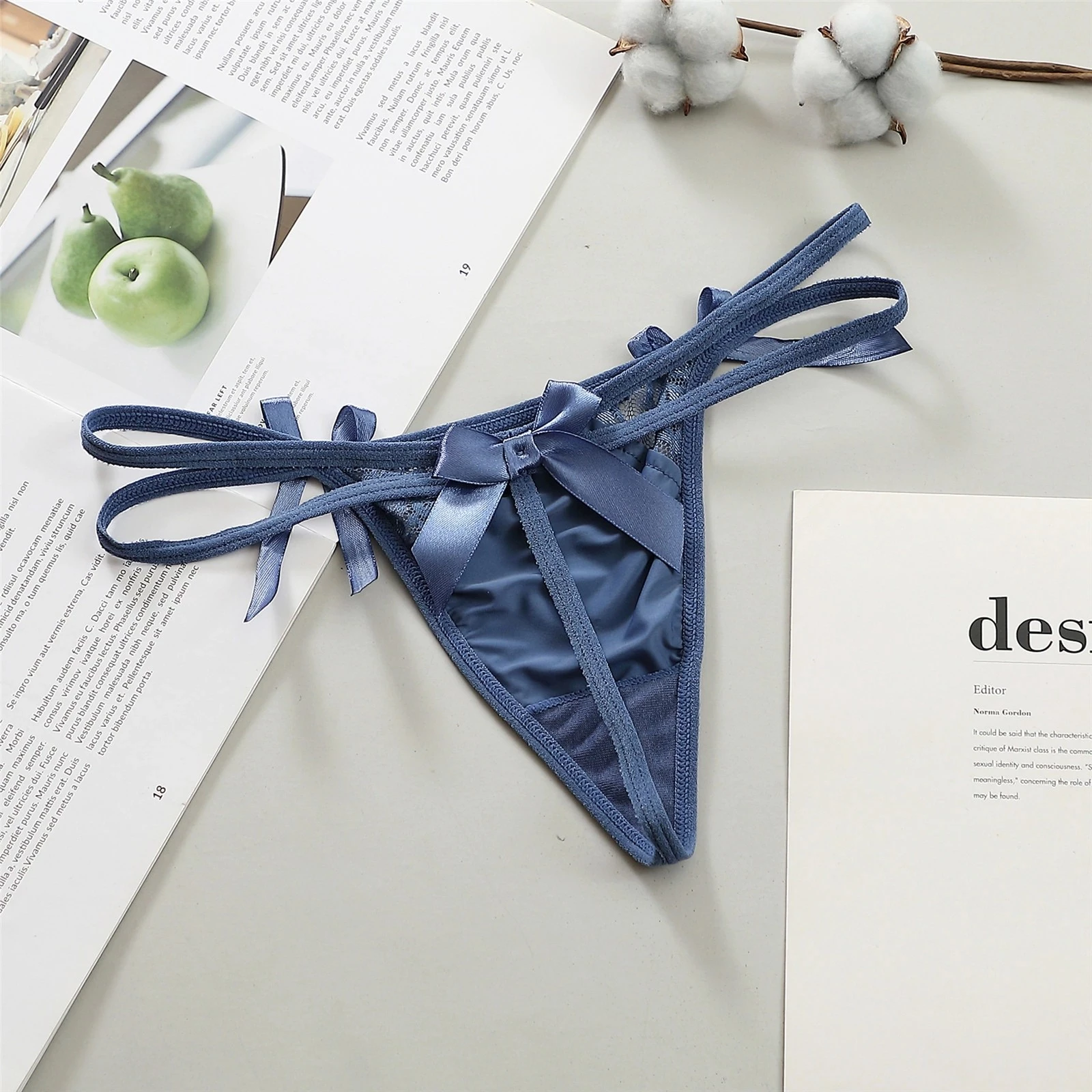 String Satiné à Nouer - Dentelle Séduisante – Image 2