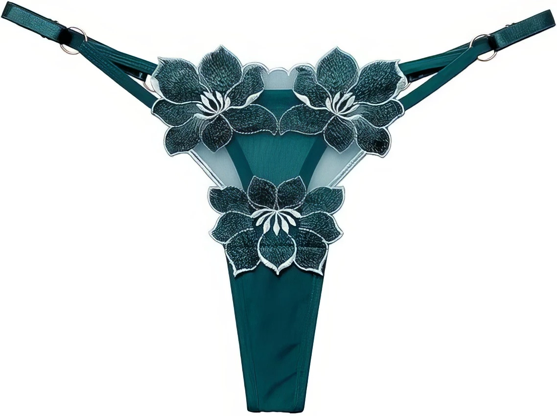 String Floral en Tulle BrodĂ© đž â Image 3