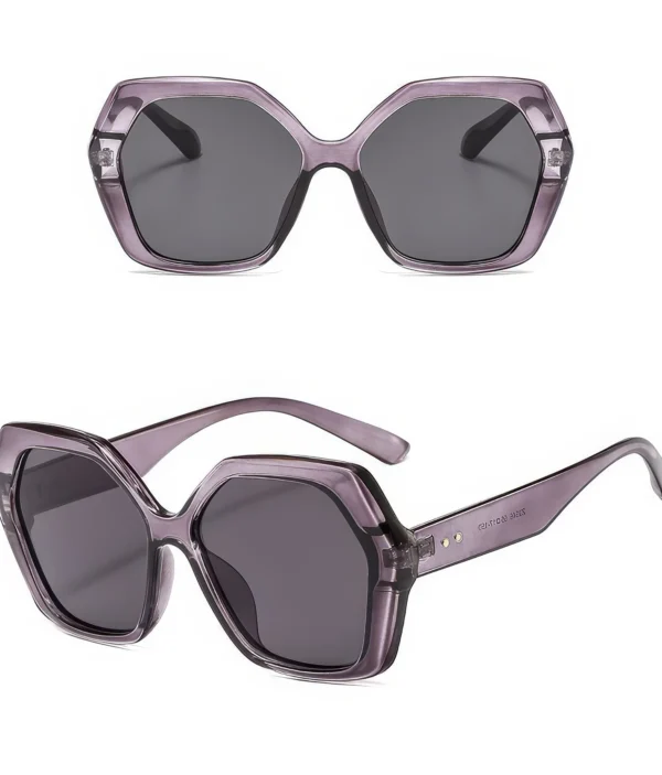 Lunettes de Soleil Femme - Design Géométrique Chic