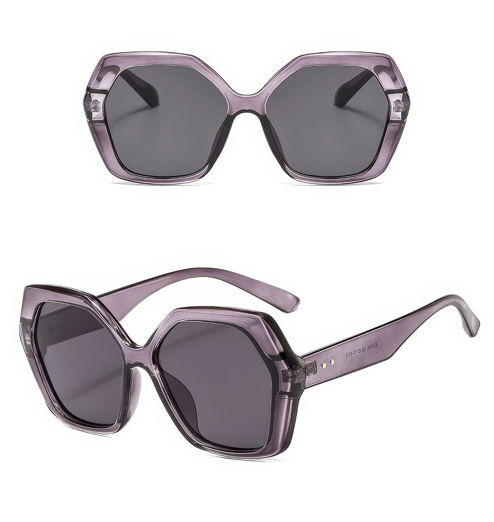 Lunettes de Soleil Femme - Design Géométrique Chic