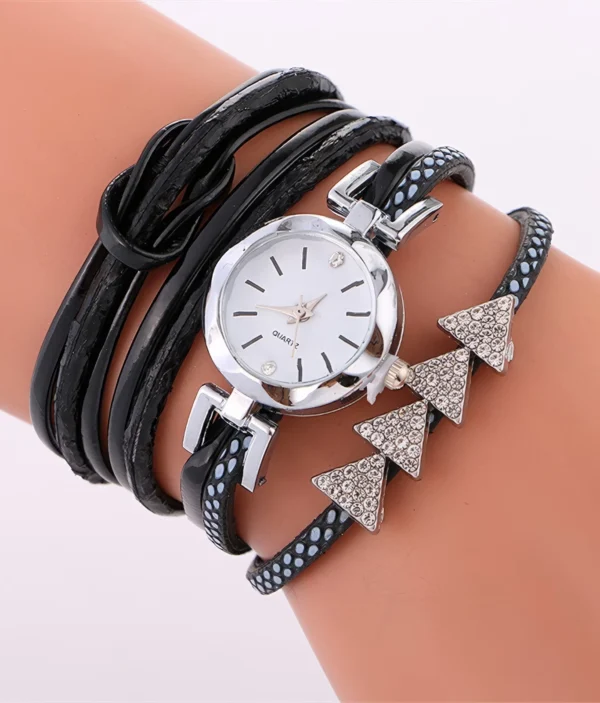 Montre Femme Bracelet - Design Géométrique