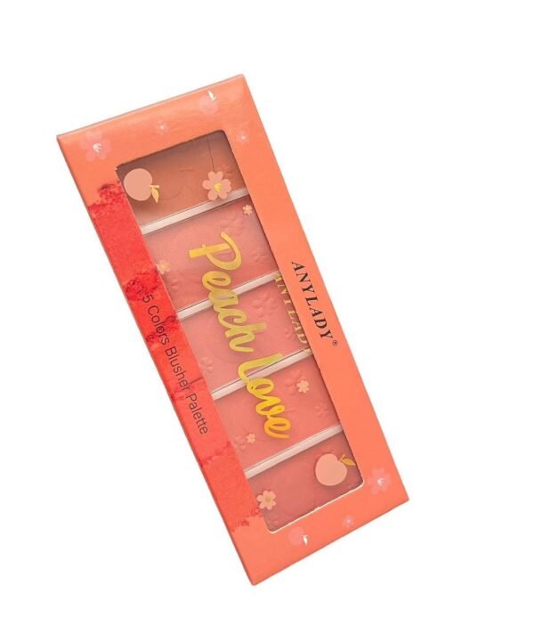 Palette Blush AnyLady – Peach Love (5 Couleurs)