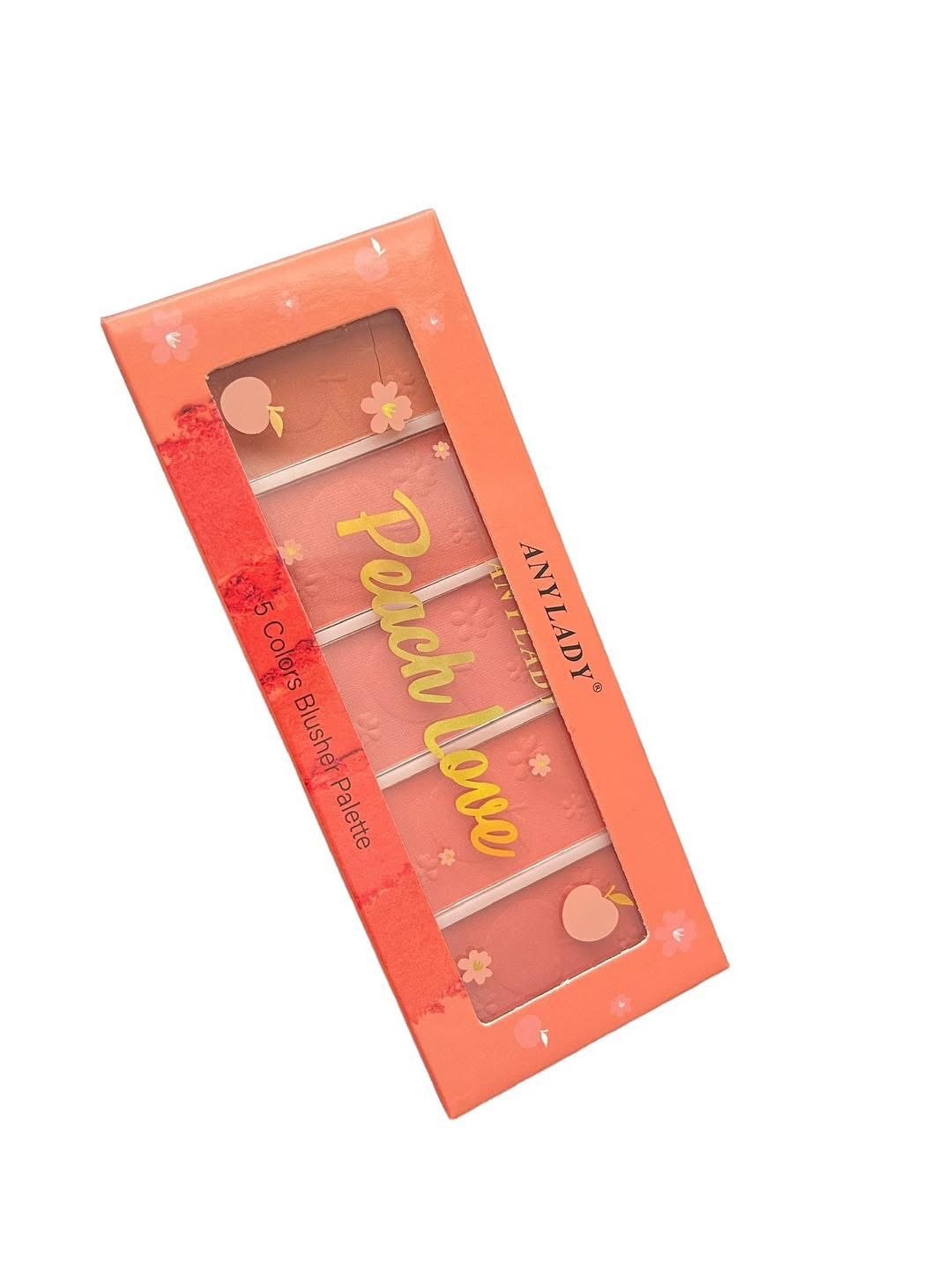 Palette Blush AnyLady – Peach Love (5 Couleurs)