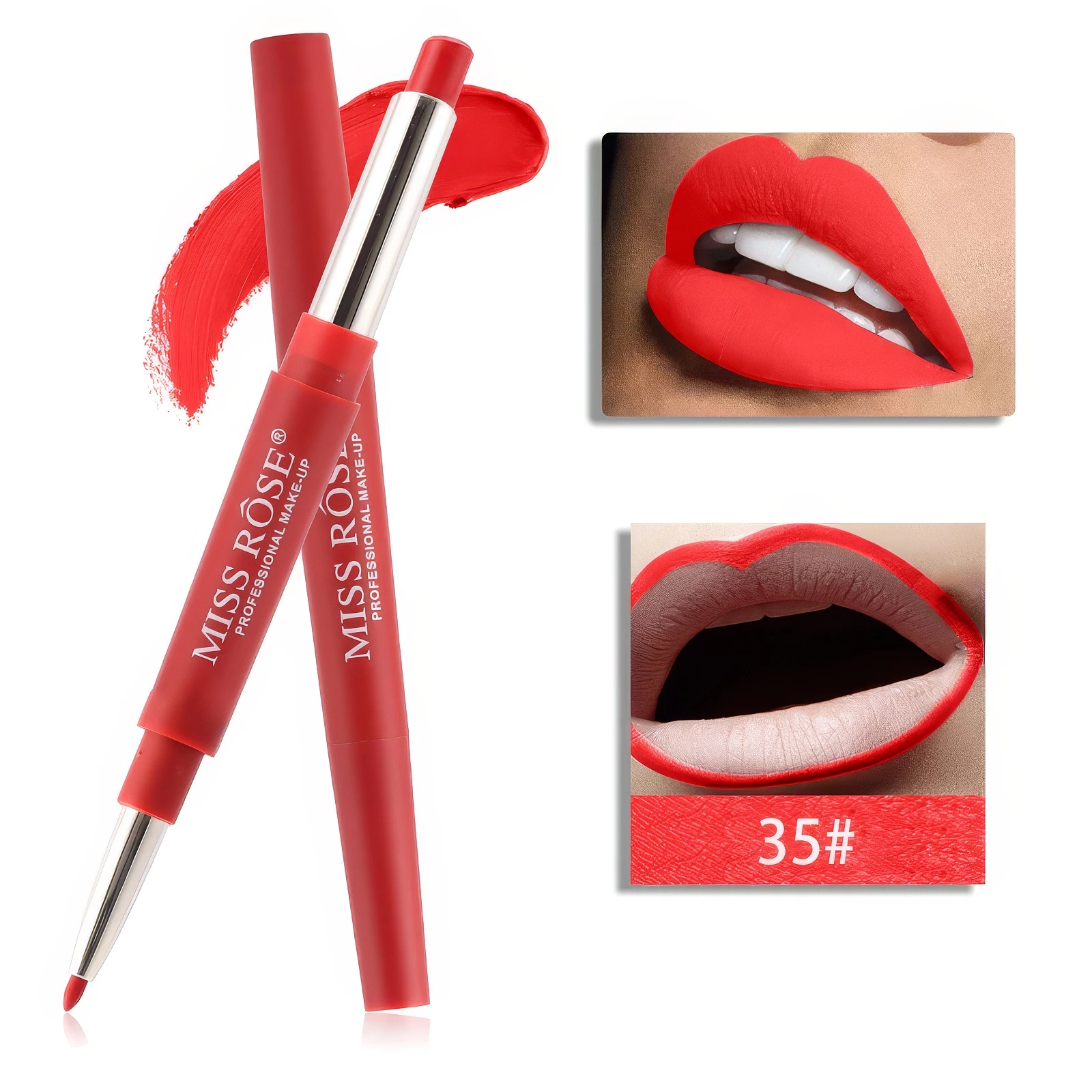 Rouge à Lèvres 2en1 - Liner et Rouge à Lèvres – Image 3