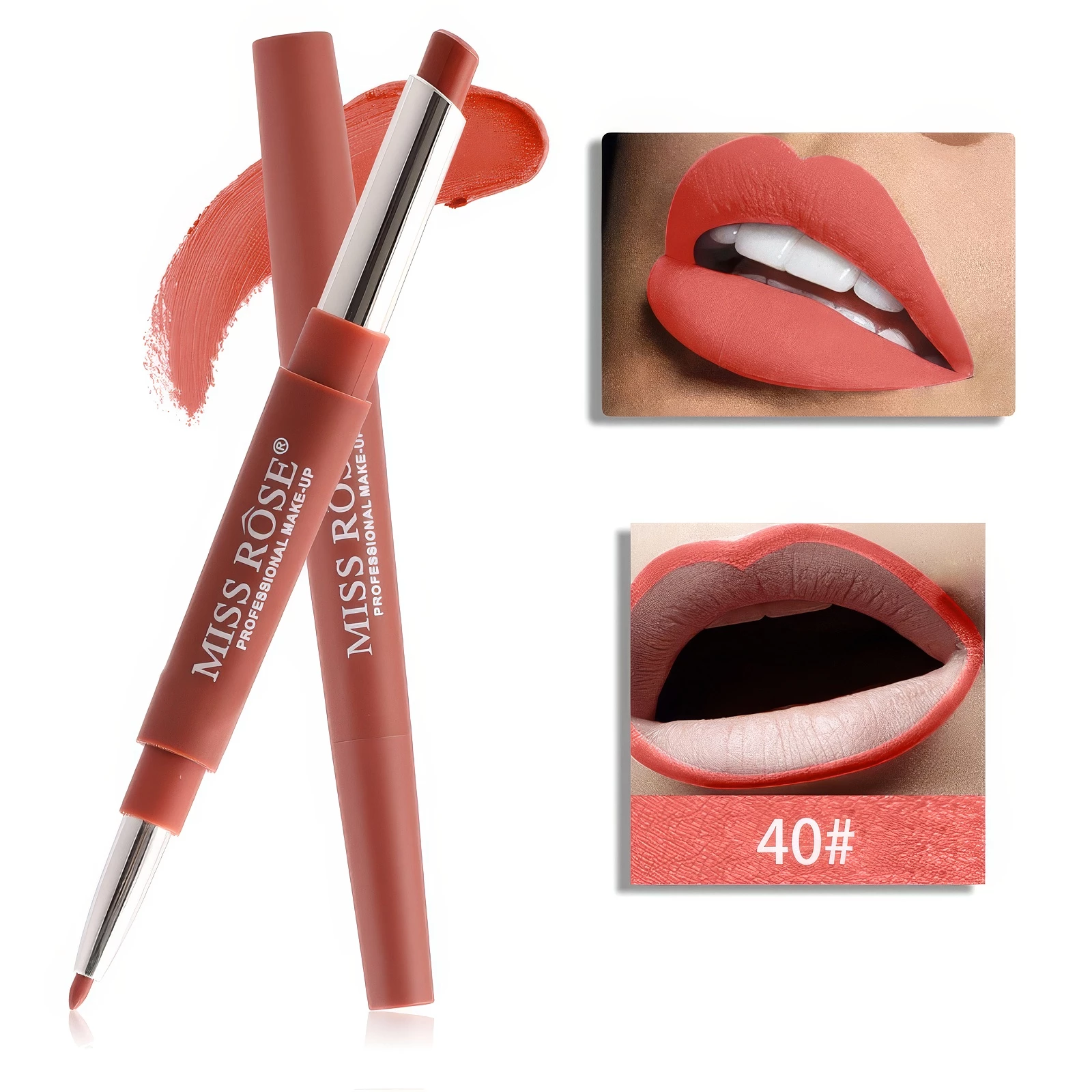 Rouge à Lèvres 2en1 - Liner et Rouge à Lèvres – Image 5