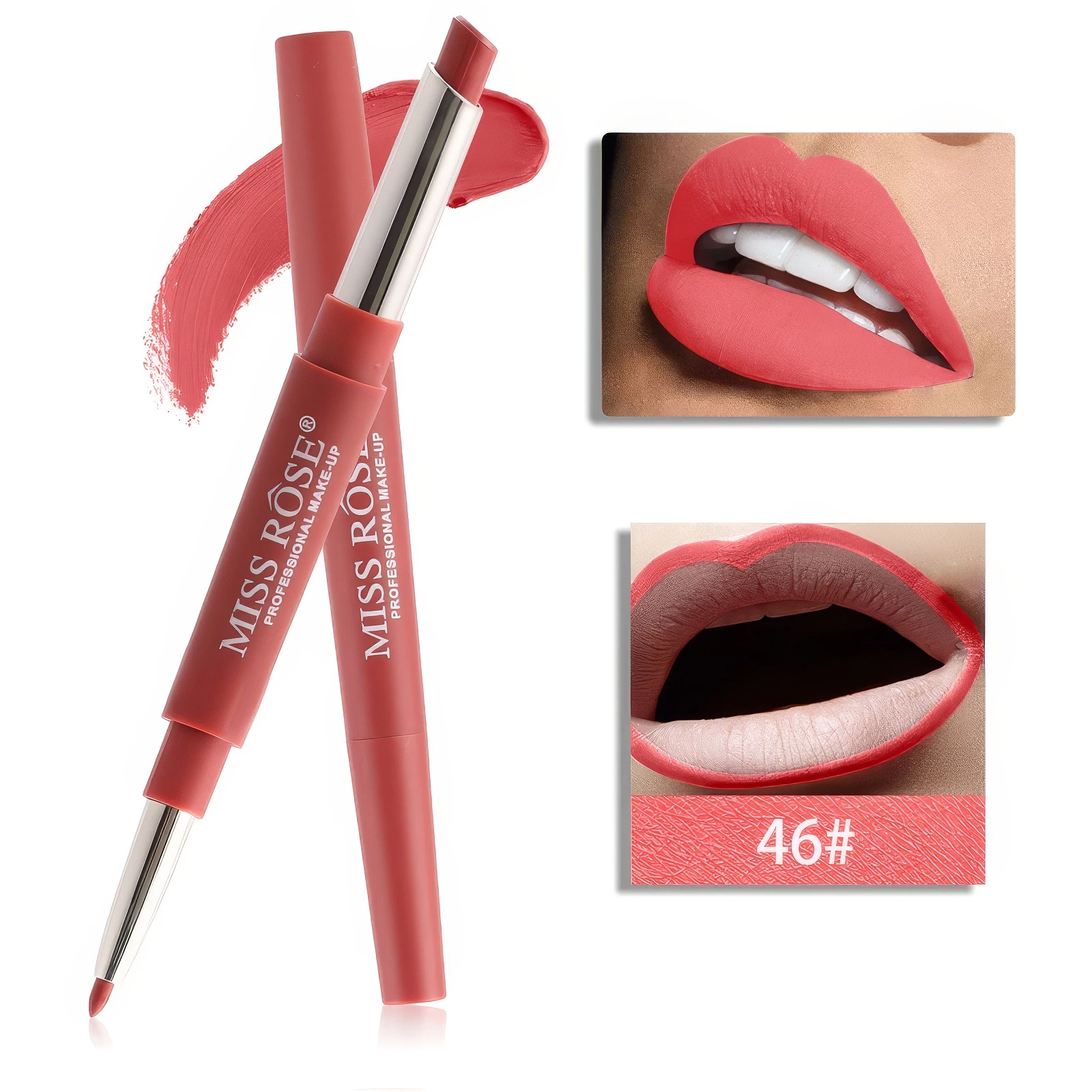 Rouge à Lèvres 2en1 - Liner et Rouge à Lèvres – Image 7