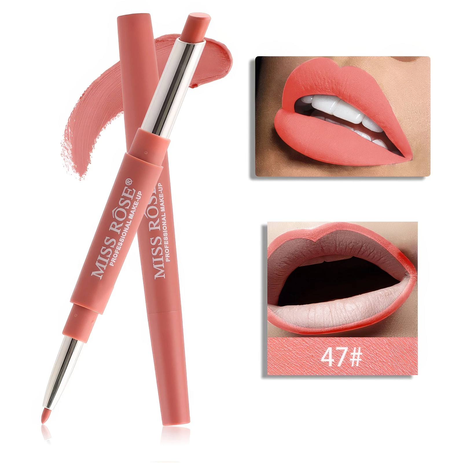 Rouge à Lèvres 2en1 - Liner et Rouge à Lèvres – Image 8