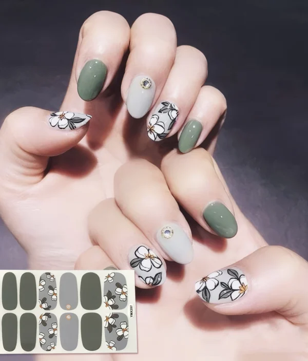 Stickers Nail Art – Manucure Floral