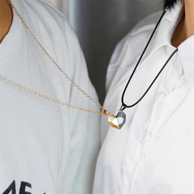 Collier Couple Cœur Brisé – Duo Amoureux ❤️🔥 – Image 7