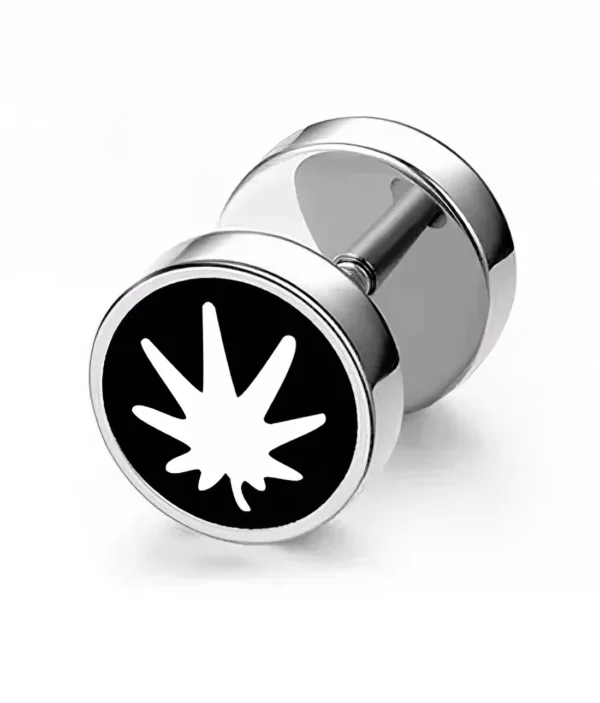 Boucle d'Oreille Style Plug 🖤