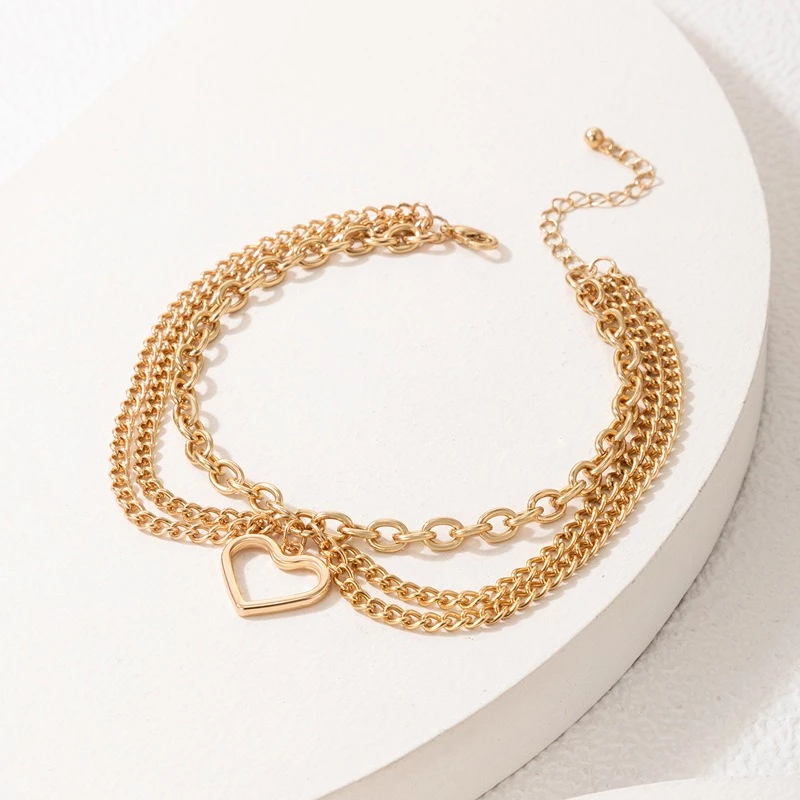 Bracelet de Cheville - Charme Cœur ❤️ – Image 2
