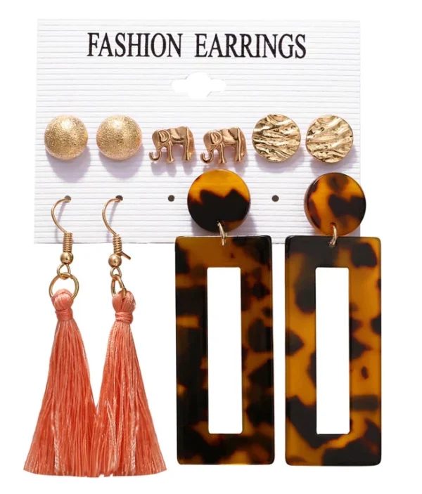 Boucles d'Oreilles Ensemble de 5 Paires