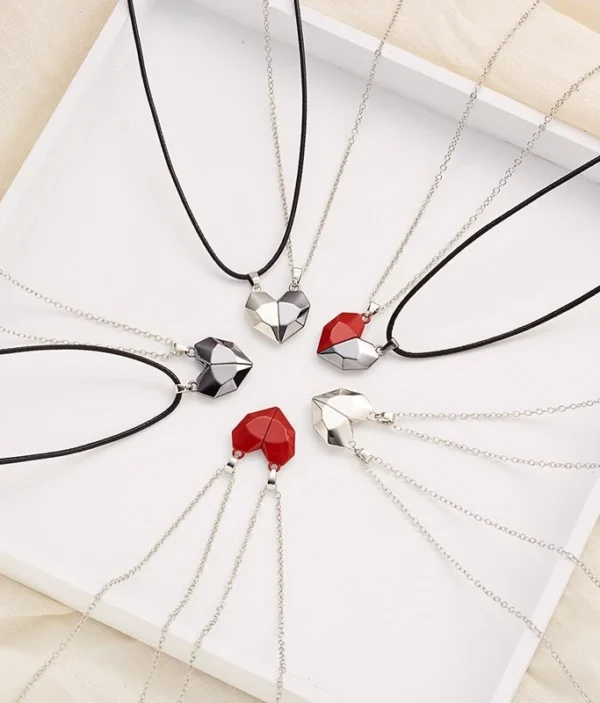 Collier Couple Cœur Brisé – Duo Amoureux ❤️‍🔥