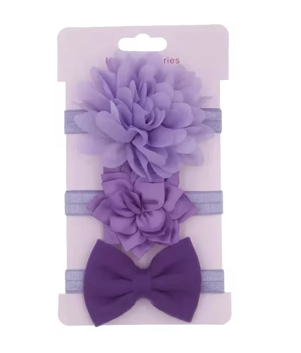 Lot de Bandeaux - Fleurs & Nœuds 🎀