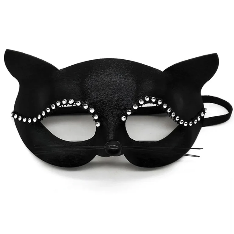 Masque Chat à Strass - Séduction Féline 🐾
