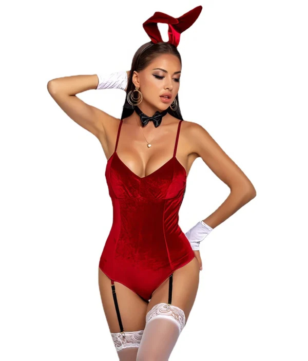 Lingerie Bunny Velours - Déguisement Coquin