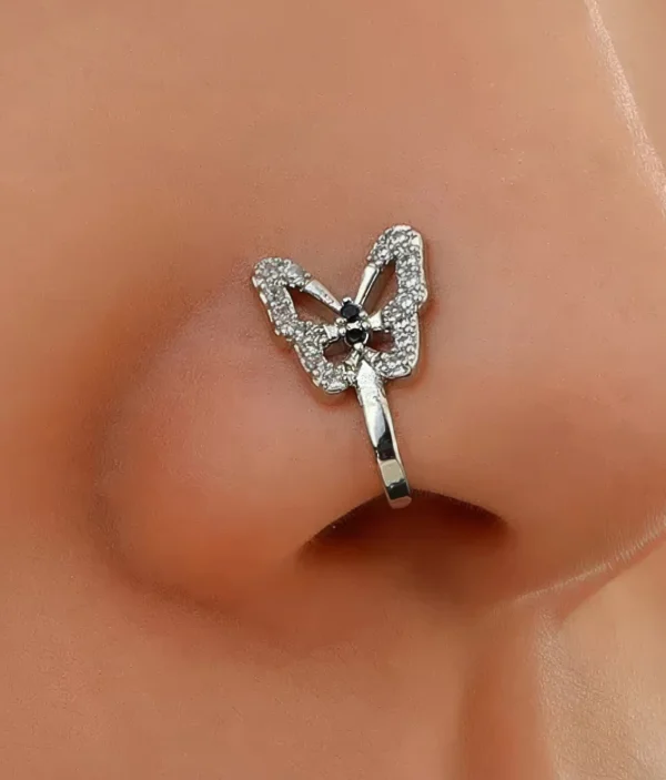 Bijou de Nez Papillon - Charme Brillant 🦋