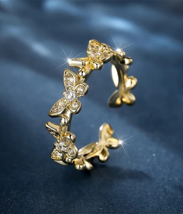 Bague Femme C26 - Papillon - Réglable