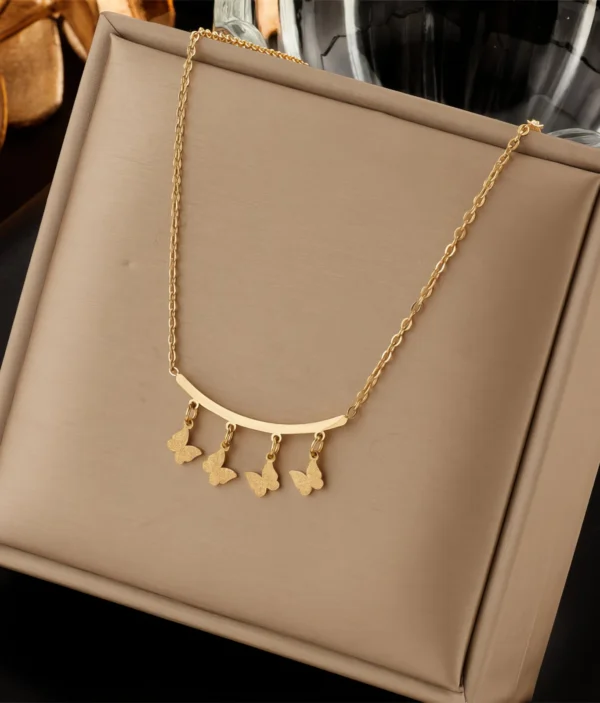 Collier Papillons Suspendus 🦋