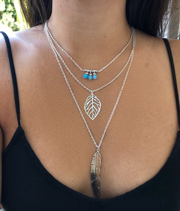 Collier F58 - Plume
