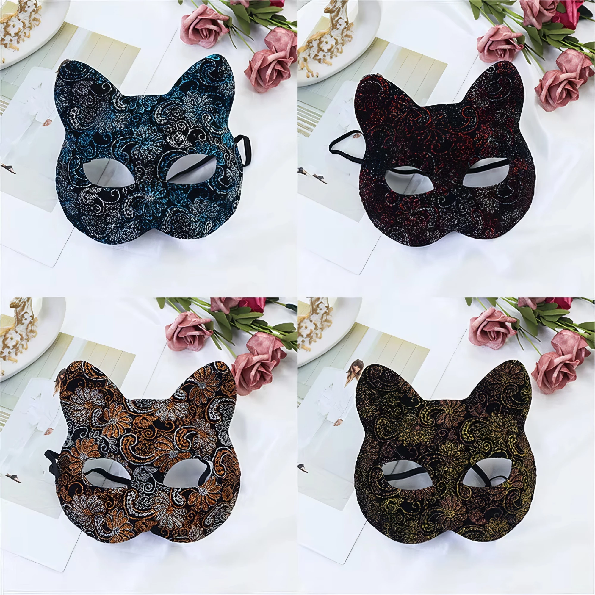Masque Félin - Élégance Mystérieuse 🐱